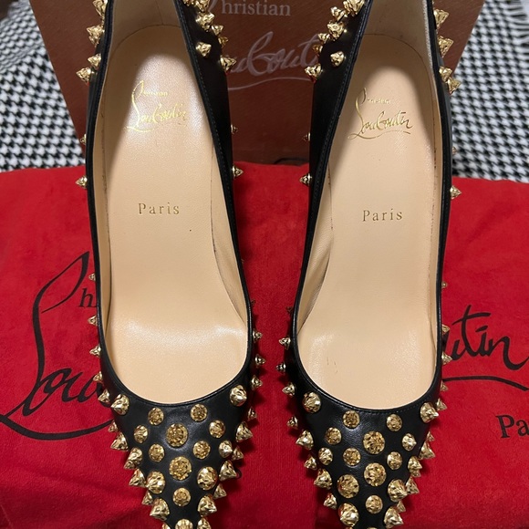 Christian Louboutin Aimantaclou Napa Heels - Picture 4 of 7